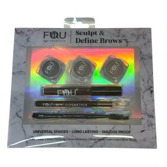 BFY Cosmetics Sculpt Define Brows Kit Universal Shades Long Lasting Smudge-Proof - Picture 5 of 9